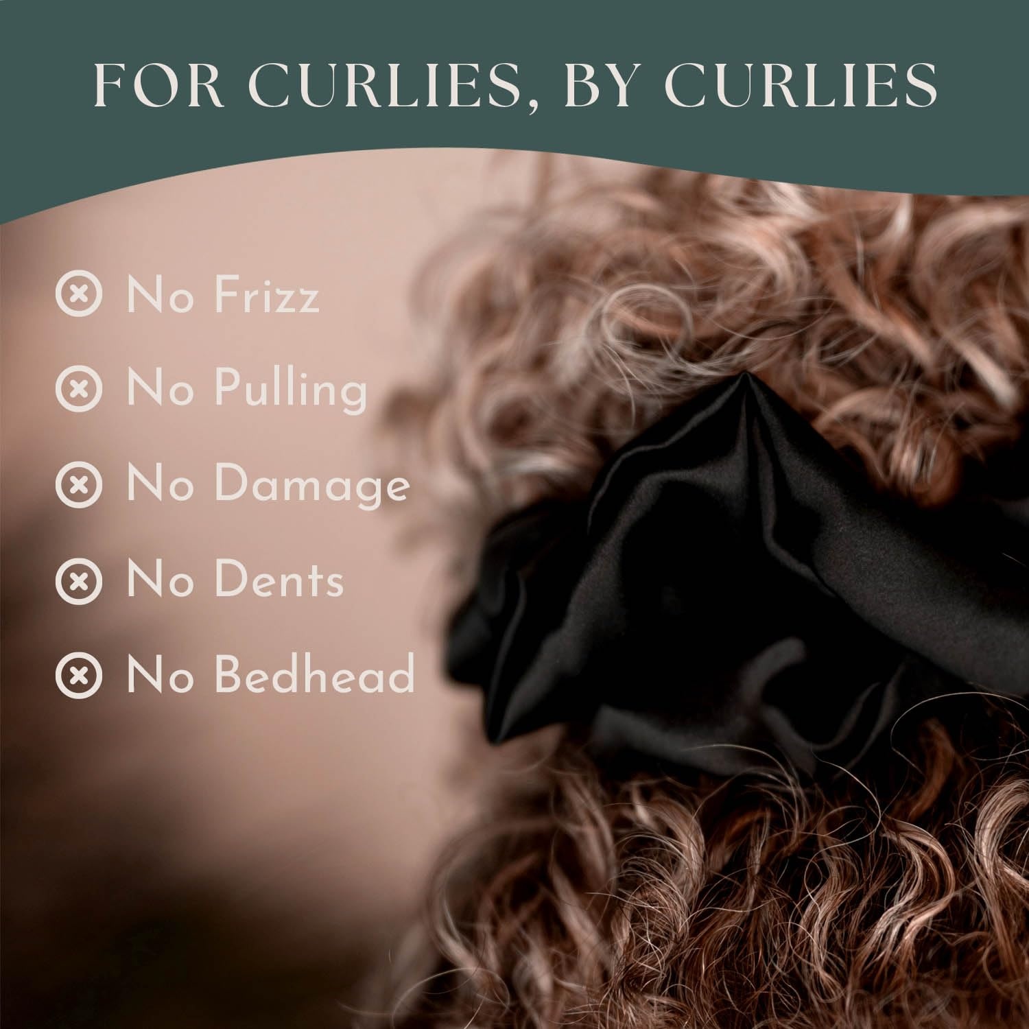 Silk Scrunchies Ponytail Holders – Oversized Mulberry Silk Scrunchies – Extra Large No Damage Hair Ties for Curly, Thick, and Thin - Hair Accessories for Women