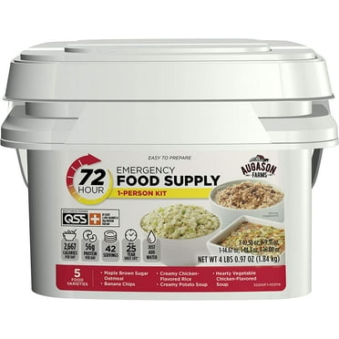 Augason Farms 72-Hour 1-Person Emergency Food Supply Kit 4 lbs 1 oz