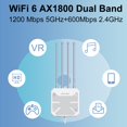 thumbnail image 4 of Extensor WiFi 6 para exteriores WAVLINK AX1800 resistente a la intemperie IP67, 4 of 9