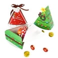thumbnail image 4 of Shoreew Christmas Candy Boxes Tree Shaped Candy Packaging Box Small Paper Treat Gift Boxes for Christmas New Year Party Supplies, 4 of 7