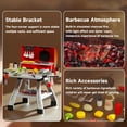thumbnail image 5 of Kids Kitchen Playset, Kids BBQ Grill Playset with Smoke, Sizzle & Light, Toy Barbeque Play Set for Kids, Pretend Play Food Kitchen Toys, Interactive Barbecue Cooking Game for Toddlers Boys Girls 3-7, 5 of 10