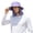 1-Purple4091, variant on XIAOCHA Mens Solid Boonie Hat Neck‑Flap Bucket Hat Hiking Headwear,BU2