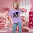 thumbnail image 4 of Ruyang Teens Baggy Cotton Tops Letter Print Graphic Crewneck Pullover Tops Summer Loose Sot Breathable T-Shirt 2-13 Years, 4 of 7