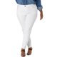thumbnail image 3 of Pantalones Vaqueros Lavado Elásticos De AltuMedTalGrande Vaqueros Pitillo PaMujer Blanco 3XL, 3 of 6