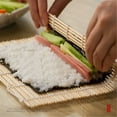 thumbnail image 6 of Sushi Making Kit, with Bamboo Sushi Rolling Mat, Bamboo Chopsticks Reusable, Japanese Chopsticks, Rice Spoon & Spreader, for Homemade Maki, Sashimi & Traditional Japanese Cuisine, 6 of 9
