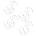 thumbnail image 3 of 4Pcs Hanging Planters for Railings Balcony Flowerpot Hangers Rail Planter Hanging Baskets, 3 of 6