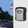 thumbnail image 4 of Key Lock Box for Outside, Key Lock Box Wall Mounted, 4-Digit Combination Key Safe Combination Key Safe Security Storage Lock Box for Indoor, Outdoor, Garage, Garden Clearance, 4 of 5