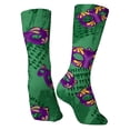 thumbnail image 7 of LSQii Fun Socks for Women Cozy Breathable Printed Cotton Knitted Fashion Novelty Crazy Mid Calf Sports Socks Gifts Carnival Hot Pink, 7 of 7
