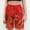 Red, variant on Eltusu Girls Casual Shorts, Elastic Waist Relaxed Fit Performance Knee Length Summer Shorts Red Size 3-16 T