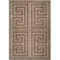thumbnail image 2 of Mark&Day Area Rugs, 7x9 Cam Global Dark Brown Area Rug, Dark Brown Taupe Light Gray Carpet for Living Room, Bedroom or Kitchen (6'7" x 9'), 2 of 7