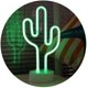 thumbnail image 2 of Uds. Luces de Cactus, letreros de neón, luces LED de neón de Cactus, luces nocturnas, 2 of 4