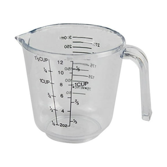 Bargain Specials Plastic Measuring Cup Plastic Measuring Cup, Glass&Bottle, Weight: 91G, Material: Plastic, Kitchen Cups, 1X Plastic Measuring Cup 300Ml, Relocy