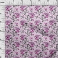 thumbnail image 3 of oneOone Cotton Cambric Purple Fabric Floral Diy Clothing Quilting Fabric Print Fabric By Yard 56 Inch Wide, 3 of 4
