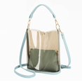 thumbnail image 4 of Bolso 2 en 1, bolso de mensajero transparente, bolso de cubo, bolso de gelatina, bolso de hombro para viajar, 4 of 5