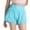 Sky Blue, variant on AJGRHE Girls Athletic Shorts with Zipper Pockets Mesh Liner High Elastic Waisted Swim Trunk Volleyball Tennis Gym Sports Shorts 10-11 Years White