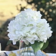 thumbnail image 4 of Enova Home Silk Hydrangea Flower Arrangement in Glass Vase With Faux Water, 4 of 4