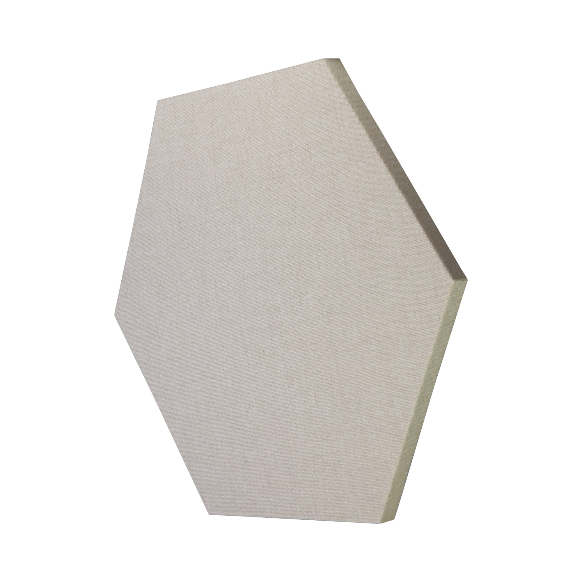 ATS Acoustics Hexagon Fire Rated Sound Absorbing Acoustic Panel 24" x 1" (Cream)