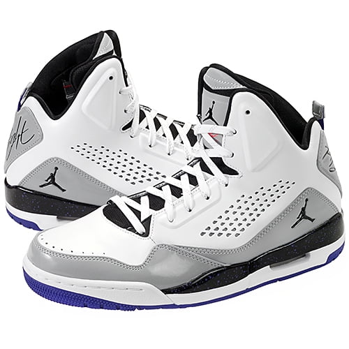 Jordan SC-3 Mens White Leather Basketball Shoes 