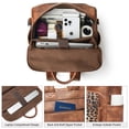 thumbnail image 5 of Shrrie Vegan Leather Laptop Backpack for Women 15.6 inch Work Backpack Fashion Travel Backpack Purse for Travel College Work, 5 of 7