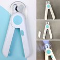 thumbnail image 3 of Led Pet Claw Clipper Cat Nail Clipper Pet Nail Clipper Safe Transparent Baffle Small Dog Cat Nail Trimmer With LED Light For Puppy Kitten Blue, 3 of 8