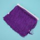 thumbnail image 5 of Borlas de flecos de encaje para vestido latino, ropa de escenario, zapatos, manualidades, cortina, accesorios de bricolaje, 14 cm/5,5 pulgadas, morado oscuro, 5 of 8