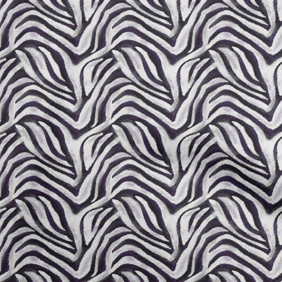 oneOone Viscose Chiffon Purple Fabric Animal Skin Sewing Material Print Fabric By The Yard 42 Inch Wide-GM