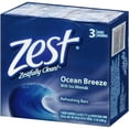 thumbnail image 2 of Zest Refreshing Bar Soap, Ocean Breeze with Sea Minerals 4 oz, 3 ea (Pack of 3), 2 of 6