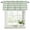 Sage Green, variant on Aqua Striped Curtain Valances for Windows, Kitchen Valance Window Treatments Panel 2 Pack, Rustic Farmhouse Stripes Rod Pocket Short Curtains for Bathroom Bedroom 54 x 18 Inch