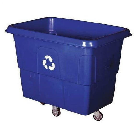 Manufacturer Varies Cube Truck,9/16 cu. yd.,500 lb. Cap,Blue 36FK97