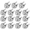 thumbnail image 1 of Sonew M2 Wire Rope Cable Clip Clamp,15pcs 1/16 Inch M2 Stainless Steel Wire Rope Cable Clip Clamp U Bolt Saddle Fastener,Wire Rope Cable Clip Clamp, 1 of 8
