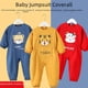 thumbnail image 4 of Mono de una pieza para bebé, ropa de escalada, ropa protectora de una pieza para bebé, ropa de escalada impermeable y antisuciedad de cuerpo completo para niños, otoño e invierno, 4 of 6