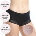 thumbnail image 5 of Boy Shorts Underwear for Women, Cotton Women's Panties Lace Boyshort Slip Pack, 5 of 5