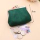 thumbnail image 4 of Monedero Retro de doble capa para mujer, cartera corta de rejilla brillante de PU, Mini bolso de dinero creativo para estudiantes, recién llegado, 4 of 4