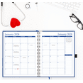 thumbnail image 5 of Hourly Planner 2027-2028 by StriveZen, January 2027 - July 2028, Weekly Appointment Book, Daily Scheduling Calendar, Medical, Business, 15 minutes, Pockets, Large, HARDCOVER, 8.5x11, 5 of 9