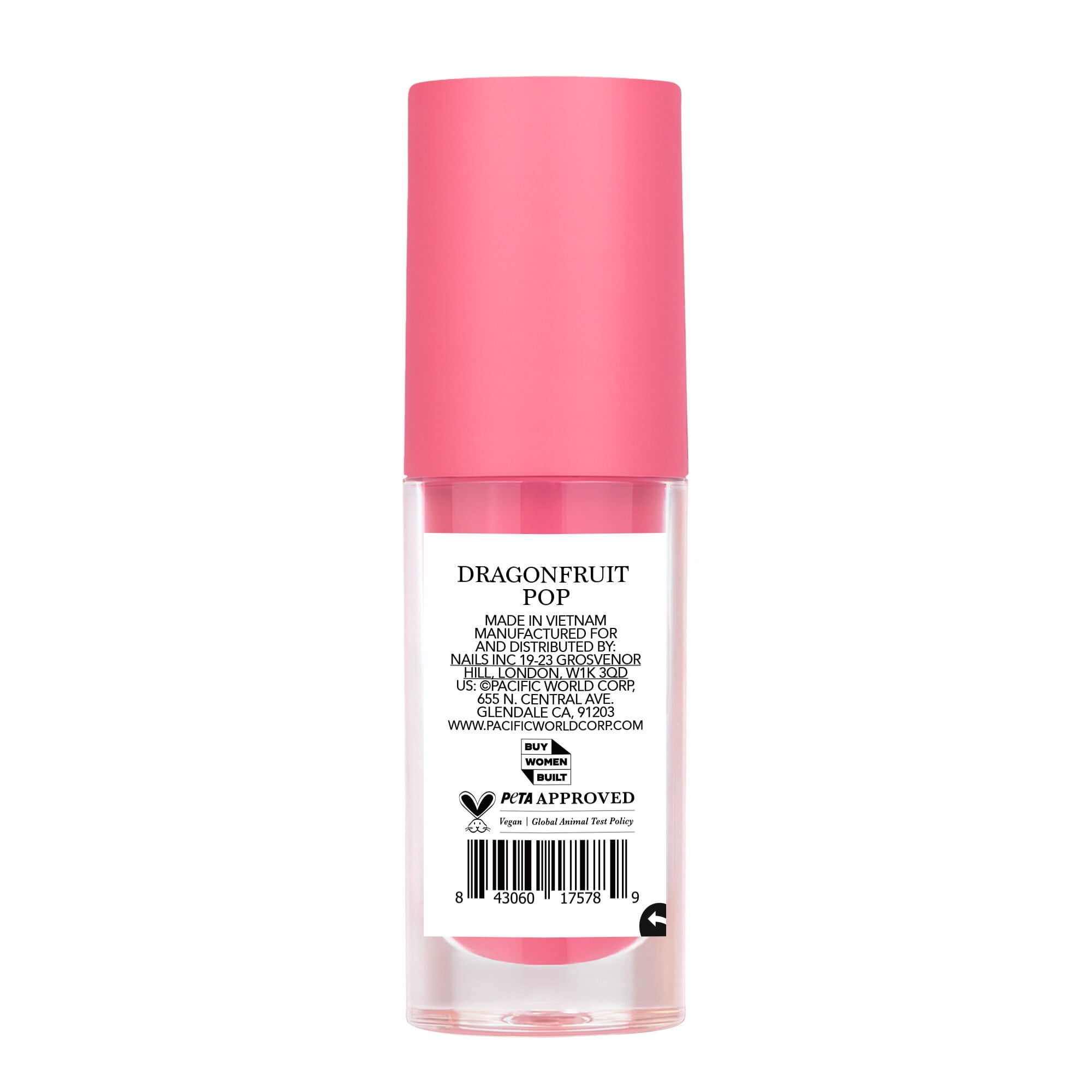 Holler Lip Treat Dragon Fruit Pop Dragon Fruit Lip Oil, 0.16 fl oz