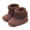 Coffee, variant on Dpytoraw Cotton Shoes For Baby Girls And Boys Warm Shoes Soft Comfortable Boots Infant Toddler Warming Shoes Infant Sneakers Size 4