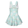 thumbnail image 5 of Tutolipy Cute Bunny Carrot Print Girls One Piece Swimsuit with Skirt, Easy Care Tank Swim Suits for Kids, Swim Dress Swim Dress for Girls Size 8-9 Years, 5 of 8