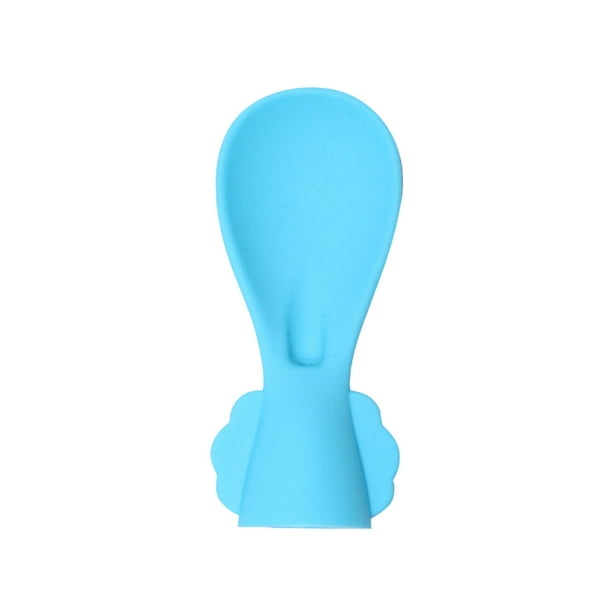 Juego de cucharas de silicona para alimentación infantil, desmontables y que no ensucian - Herramientas de autoalimentación para bebés y niños pequeños