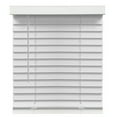 thumbnail image 3 of Richfield Studios 2" Cordless Faux Wood Blinds, White, 3 of 7