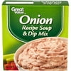 (6 pack) (6 Pack) Great Value Onion Recipe Soup & Dip Mix, 2.5 oz
