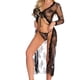 thumbnail image 3 of Conjunto de ropa interior sexy Traje de lencería de encaje Ropa sexy lavada a mano para adultos, Negro, XXL Speravity XX000040-30, 3 of 7