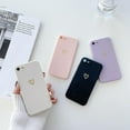 thumbnail image 2 of Compatible with iPhone 7/8/SE 2020 Case for Women Girls, Soft Flexible Durable Cute Heart Pattern Slim Thin TPU Shockproof Case for iPhone 7/8/SE 2020 -Purple, 2 of 14