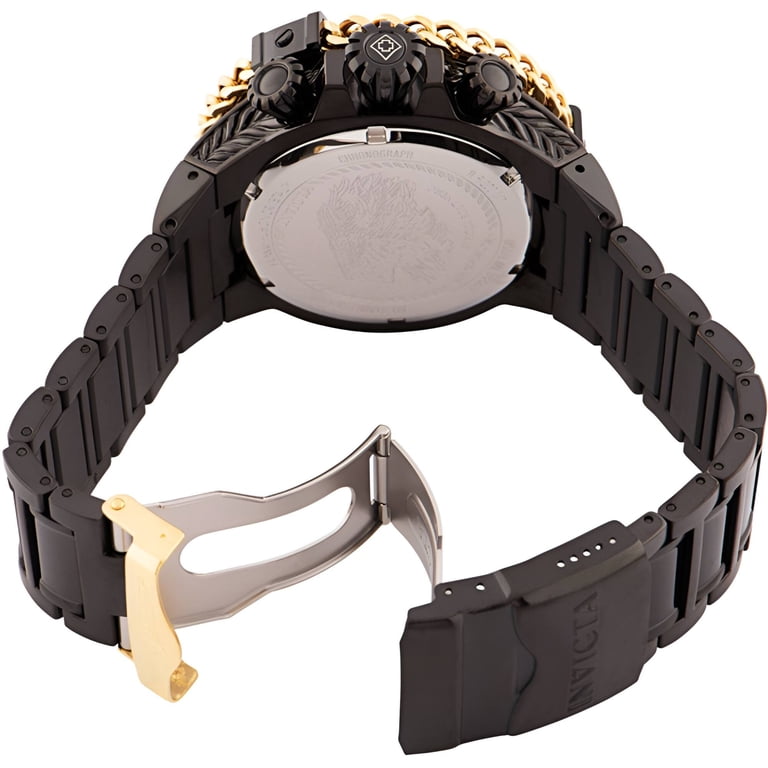 Invicta 35569 Bolt Quartz Chronograph Gold & Black Men Dial  display picture 1