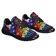 thumbnail image 6 of Purride American flag US Shoes Sneakers for Women Men Black Size 7, 6 of 7