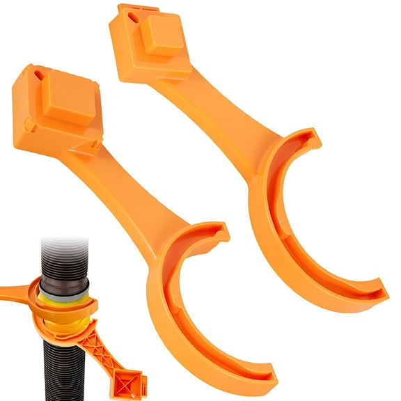 ZEPARO 2Pcs RV Sewer Fitting Wrench Set General Sturdy Plastic RV Sewer Hose