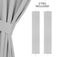 thumbnail image 4 of Superior Blackout Solid Light Filtering Grommet Curtain Panel Set, 46" x 108", Marshmellow, 4 of 14
