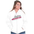 thumbnail image 4 of Andes Mints Classic Chocolate Candy Zip Up Hoodie Men's Women's Brisco Brands M, 4 of 6