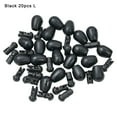 thumbnail image 4 of 20 Or 50 Pcs Quick Change Beads For Carp Fishing Shock Bead Method Feeder Bead Fishing Method Feeder Rig Line Holder Lures Bead Brown 20Pcs L Fangkenuo, 4 of 9