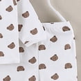 thumbnail image 3 of KPOPLK New Born Baby Layette Gift Set 5 Piece Cotton Girl Boy Clothing and Essentials Accessories 0 3 Months(0-3 Months,Brown), 3 of 4