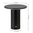 thumbnail image 4 of JONATHAN Y Gio 7.5" Modern Minimalist Column Rechargeable/Cordless Dimmable Integrated LED Table Lamp with Touch Sensor, Black (Set of 2), JYL7158B-SET2, 4 of 6